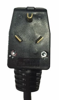 Adapter D - TT-30 plug to NEMA L6-20 receptacle